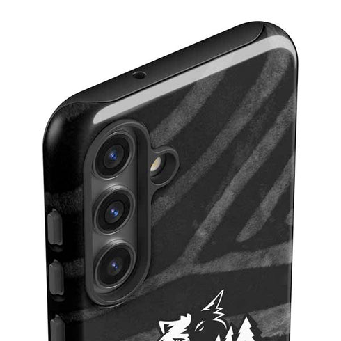 NBA Minnesota Timberwolves Black Animal Print Galaxy S24 Plus Impact Case
